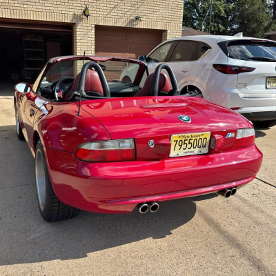 2000 BMW M Roadster in Imola Red 2 over Imola Red & Black Nappa