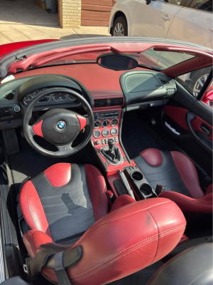 2000 BMW M Roadster in Imola Red 2 over Imola Red & Black Nappa