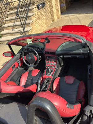 2000 BMW M Roadster in Imola Red 2 over Imola Red & Black Nappa