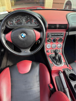 2000 BMW M Roadster in Imola Red 2 over Imola Red & Black Nappa