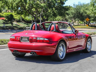 2000 BMW M Roadster in Imola Red 2 over Imola Red & Black Nappa