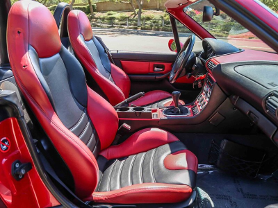 2000 BMW M Roadster in Imola Red 2 over Imola Red & Black Nappa