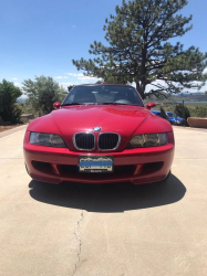 2000 BMW M Roadster in Imola Red 2 over Imola Red & Black Nappa