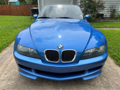 2000 BMW M Roadster in Estoril Blue Metallic over Estoril Blue & Black Nappa