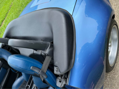 2000 BMW M Roadster in Estoril Blue Metallic over Estoril Blue & Black Nappa
