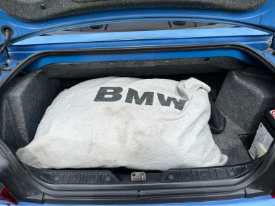 2000 BMW M Roadster in Estoril Blue Metallic over Estoril Blue & Black Nappa