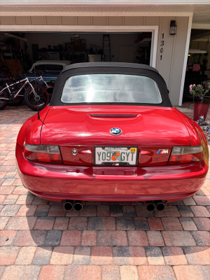 2000 BMW M Roadster in Imola Red 2 over Black Nappa