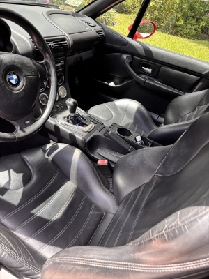 2000 BMW M Roadster in Imola Red 2 over Black Nappa