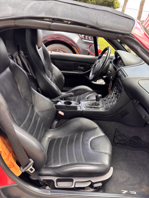2000 BMW M Roadster in Imola Red 2 over Black Nappa
