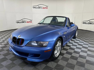 2000 BMW M Roadster in Estoril Blue Metallic over Estoril Blue & Black Nappa