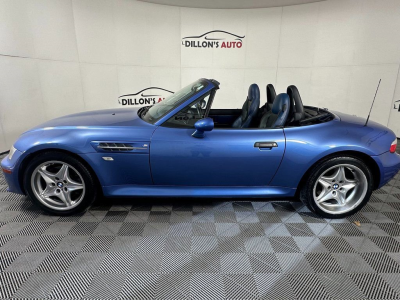 2000 BMW M Roadster in Estoril Blue Metallic over Estoril Blue & Black Nappa
