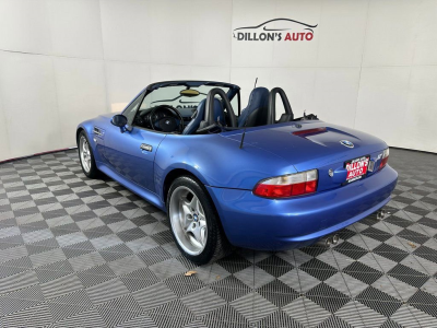 2000 BMW M Roadster in Estoril Blue Metallic over Estoril Blue & Black Nappa