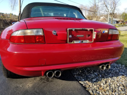 2000 BMW M Roadster in Imola Red 2 over Black Nappa