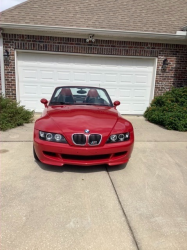 2000 BMW M Roadster in Imola Red 2 over Imola Red & Black Nappa