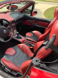 2000 BMW M Roadster in Imola Red 2 over Imola Red & Black Nappa