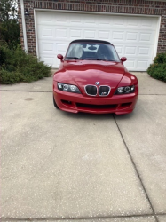 2000 BMW M Roadster in Imola Red 2 over Imola Red & Black Nappa