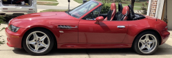 2000 BMW M Roadster in Imola Red 2 over Imola Red & Black Nappa