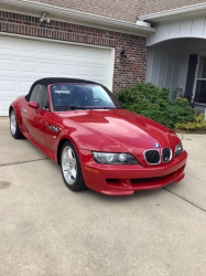 2000 BMW M Roadster in Imola Red 2 over Imola Red & Black Nappa