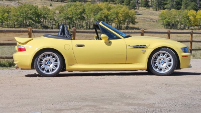 2000 BMW M Roadster in Dakar Yellow 2 over Black Nappa