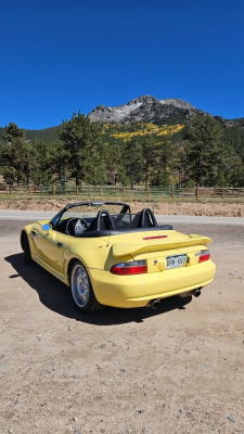 2000 BMW M Roadster in Dakar Yellow 2 over Black Nappa