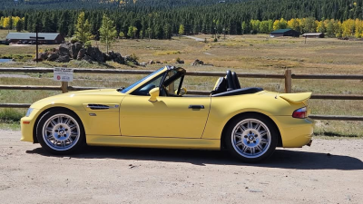 2000 BMW M Roadster in Dakar Yellow 2 over Black Nappa