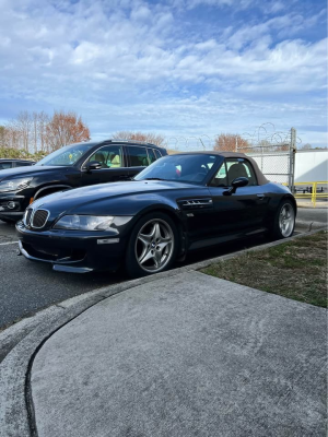 2000 BMW M Roadster in Cosmos Black Metallic over Black Nappa