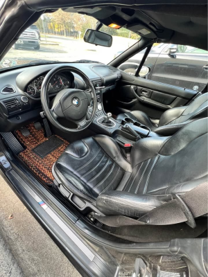 2000 BMW M Roadster in Cosmos Black Metallic over Black Nappa