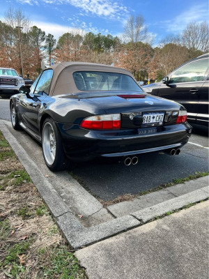 2000 BMW M Roadster in Cosmos Black Metallic over Black Nappa