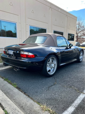2000 BMW M Roadster in Cosmos Black Metallic over Black Nappa