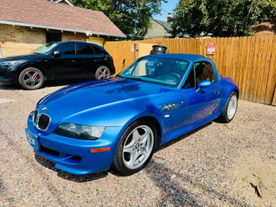 2000 BMW M Roadster in Estoril Blue Metallic over Estoril Blue & Black Nappa