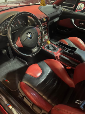 2000 BMW M Roadster in Imola Red 2 over Imola Red & Black Nappa