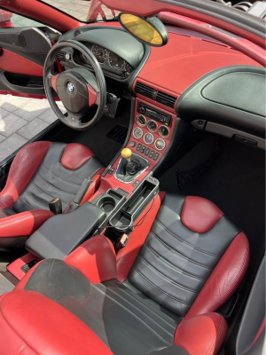 2000 BMW M Roadster in Imola Red 2 over Imola Red & Black Nappa