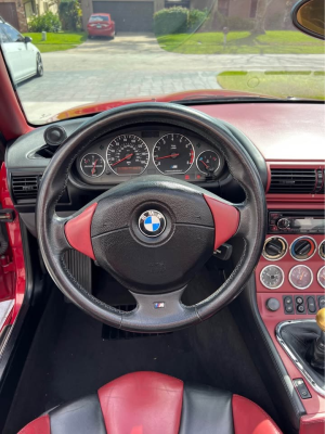 2000 BMW M Roadster in Imola Red 2 over Imola Red & Black Nappa