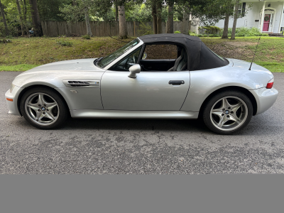 2000 BMW M Roadster in Titanium Silver Metallic over Black Nappa