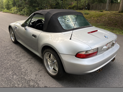 2000 BMW M Roadster in Titanium Silver Metallic over Black Nappa