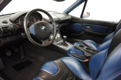 2000 BMW M Roadster in Estoril Blue Metallic over Estoril Blue & Black Nappa