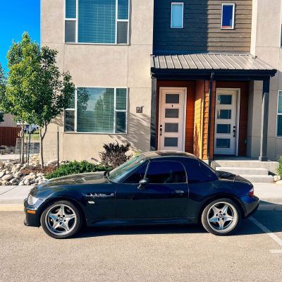 2000 BMW M Roadster in Cosmos Black Metallic over Black Nappa