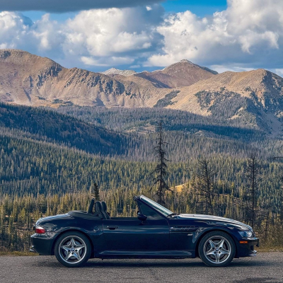 2000 BMW M Roadster in Cosmos Black Metallic over Black Nappa