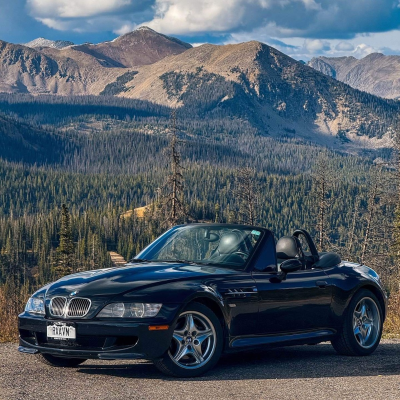 2000 BMW M Roadster in Cosmos Black Metallic over Black Nappa