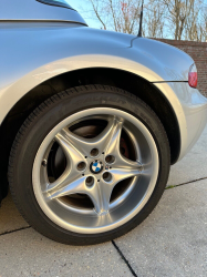 2000 BMW M Roadster in Titanium Silver Metallic over Black Nappa