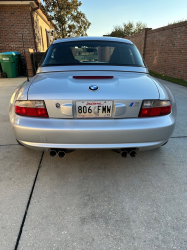 2000 BMW M Roadster in Titanium Silver Metallic over Black Nappa