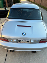 2000 BMW M Roadster in Titanium Silver Metallic over Black Nappa