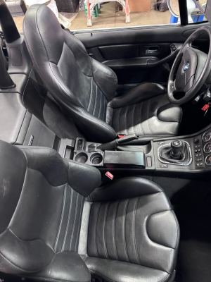 2000 BMW M Roadster in Titanium Silver Metallic over Black Nappa