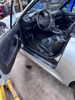 2000 BMW M Roadster in Titanium Silver Metallic over Black Nappa
