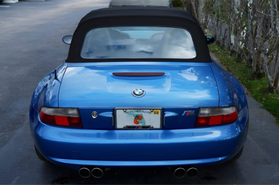 2000 BMW M Roadster in Estoril Blue Metallic over Estoril Blue & Black Nappa