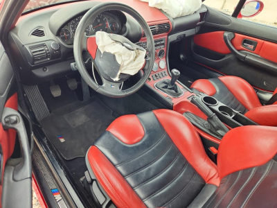 2000 BMW M Roadster in Imola Red 2 over Imola Red & Black Nappa