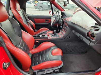 2000 BMW M Roadster in Imola Red 2 over Imola Red & Black Nappa
