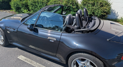2000 BMW M Roadster in Cosmos Black Metallic over Dark Gray & Black Nappa