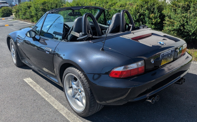 2000 BMW M Roadster in Cosmos Black Metallic over Dark Gray & Black Nappa