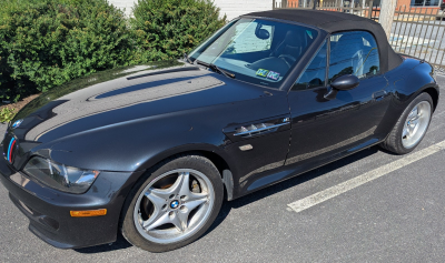2000 BMW M Roadster in Cosmos Black Metallic over Dark Gray & Black Nappa